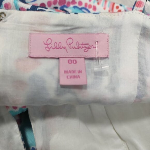 Lilly Pulitzer  Shell Me About It Petra Sundress  Mini Dress Women's Size XS - Picture 8 of 14